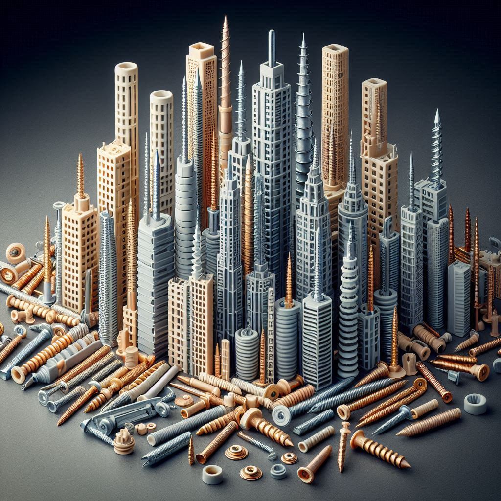 Dowels for partitions made of different materials: types and features