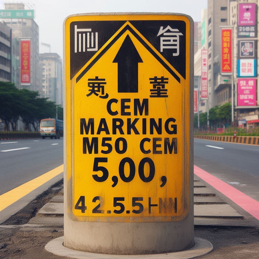 Marking of cement M500 CEM I 42,5 N